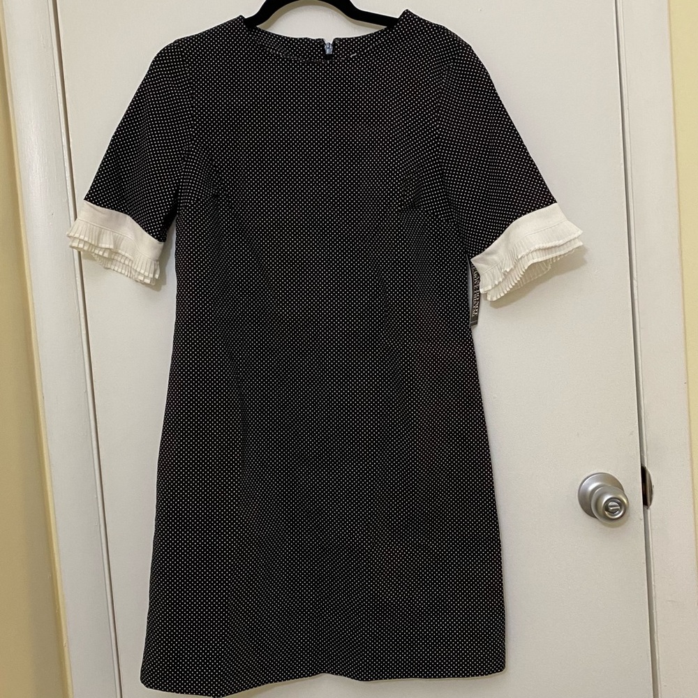 New York & Company Black and White polka dot dress, Size Small, NWT